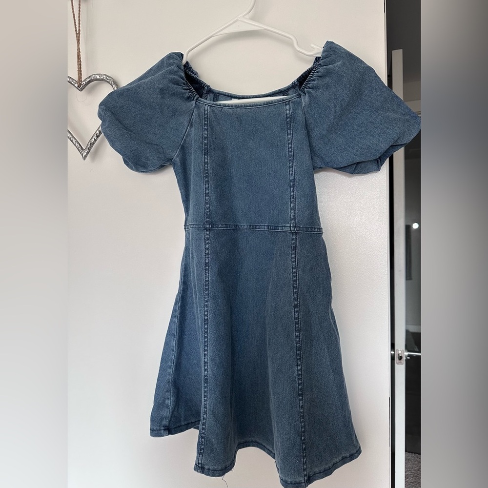 H&M Blue Kids soft denim Dress